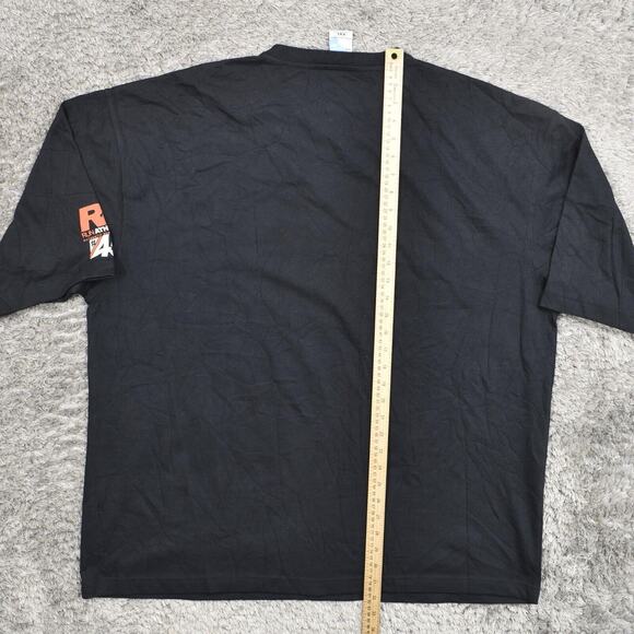 NEW Run Athletics Men's Adult Sz 2XL Tee Shirt T Black Athletic Casual Cotton - Picture 5 of 8